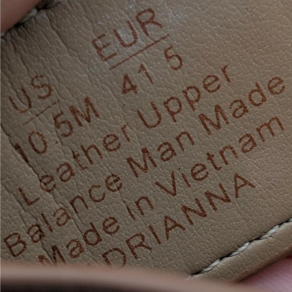 Sam Edelman Adrianna Two-Strap Sandals Women's Saddle Size US10.5M EU41.5 - Picture 7 of 12